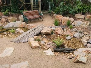 Upwey natural rock stream