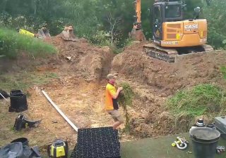 Kangaroo Ground pond construction